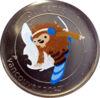 Пам'ятна монета 50 центів 2010 рік, Канада, Quatchi, Слалом купити на monitex.com.ua - 0 Пам'ятна монета 50 центів 2010 рік, Канада, Quatchi, Слалом