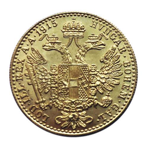 Золота монета Дукат 1915 року Австрія на подарунок