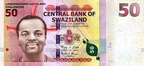 Банкнота 50 емалангені 2010 року, Свазіленд, UNC