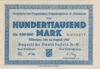 Банкнота 100000 марок 1923 год, Германия (Мюнхен), UNC купить на monitex.com.ua - 0 Банкнота 100000 марок 1923 год, Германия (Мюнхен), UNC