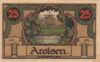 Банкнота 25 пфеннигов 1921 года, Нотгельд, Арольсен (Arolsen), UNC купить на monitex.com.ua - 0 Банкнота 25 пфеннигов 1921 года, Нотгельд, Арольсен (Arolsen), UNC