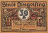Банкнота 50 пфенігів 1920 року, Нотгельд, Дінгольфінг (Dingolfing), UNC купити на monitex.com.ua - 0 Банкнота 50 пфенігів 1920 року, Нотгельд, Дінгольфінг (Dingolfing), UNC