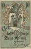 Банкнота 10 пфеннигов 1920 года, Нотгельд, Эшвеге (Eschwege), UNC купить на monitex.com.ua - 0 Банкнота 10 пфеннигов 1920 года, Нотгельд, Эшвеге (Eschwege), UNC