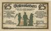 Банкнота 25 пфенігів 1921 року, Нотгельд, Гатерслебен (Gatersleben), UNC купити на monitex.com.ua - 0 Банкнота 25 пфенігів 1921 року, Нотгельд, Гатерслебен (Gatersleben), UNC