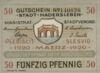 Банкнота 50 пфенігів 1920 року, Нотгельд, Хадмерслебен (Hadmersleben), UNC купити на monitex.com.ua - 0 Банкнота 50 пфенігів 1920 року, Нотгельд, Хадмерслебен (Hadmersleben), UNC