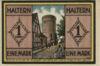 Банкнота 1 марка 1921 года, Нотгельд, Хальтерн (Haltern), UNC купить на monitex.com.ua - 0 Банкнота 1 марка 1921 года, Нотгельд, Хальтерн (Haltern), UNC