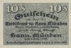 Банкнота 10 пфенігів 1921 року, Нотгельд, Ганн. Мюнден (Hann. Münden), UNC купити на monitex.com.ua - 0 Банкнота 10 пфенігів 1921 року, Нотгельд, Ганн. Мюнден (Hann. Münden), UNC