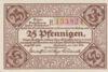 Банкнота 25 пфенігів 1921 року, Нотгельд, Ганновер (Hannover), UNC купити на monitex.com.ua - 0 Банкнота 25 пфенігів 1921 року, Нотгельд, Ганновер (Hannover), UNC