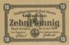 Банкнота 10 пфеннигов 1918 года, Нотгельд, Бад-Кёзен (Bad Kösen), UNC купить на monitex.com.ua - 0 Банкнота 10 пфеннигов 1918 года, Нотгельд, Бад-Кёзен (Bad Kösen), UNC