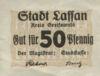 Банкнота 50 пфеннигов 1920 года, Нотгельд, Лассан (Lassan), UNC купить на monitex.com.ua - 0 Банкнота 50 пфеннигов 1920 года, Нотгельд, Лассан (Lassan), UNC