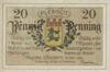 Банкнота 20 пфеннигов 1920 года, Нотгельд, Тондерн (Tondern), UNC купить на monitex.com.ua - 0 Банкнота 20 пфеннигов 1920 года, Нотгельд, Тондерн (Tondern), UNC