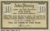 Банкнота 10 пфеннигов 1918 года, Нотгельд, Аурих (Aurich), UNC купить на monitex.com.ua - 0 Банкнота 10 пфеннигов 1918 года, Нотгельд, Аурих (Aurich), UNC