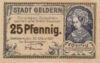 Банкнота 25 пфенігів 1921 року, Нотгельд, Гельдерн( Geldern), UNC купити на monitex.com.ua - 0 Банкнота 25 пфенігів 1921 року, Нотгельд, Гельдерн( Geldern), UNC