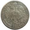 1 флорин 1863 года, «А» Франц Иосиф I, Австрия VF купить на monitex.com.ua - 0 1 флорин 1863 года, «А» Франц Иосиф I, Австрия VF