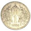 1 крона 1894 року, Франц Йосиф I, Австрія VF купити на monitex.com.ua - 0 1 крона 1894 року, Франц Йосиф I, Австрія VF