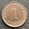 1 пфенніг (PFENNIG) 1909 року A A, Німецька імперія, XF купити на monitex.com.ua - 0 1 пфенніг (PFENNIG) 1909 року A A, Німецька імперія, XF