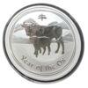 Серебряная монета 2 доллара 2009 года. Год быка. Австралия. 62,2 грамм купить на monitex.com.ua - 0 Серебряная монета 2 доллара 2009 года. Год быка. Австралия. 62,2 грамм