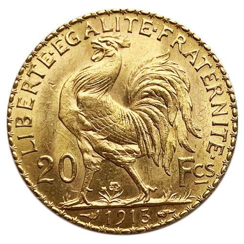 20 франків 1913 року. Франція. UNC