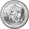 25 центів (квотер) 2011 рік P Національний парк Глейшер купити на monitex.com.ua - 0 25 центів (квотер) 2011 рік P Національний парк Глейшер
