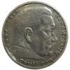 5 рейхсмарок 1939 року, «B», Гінденбург, Третій Рейх VF купить на monitex.com.ua - 0 5 рейхсмарок 1939 року, «B», Гінденбург, Третій Рейх VF