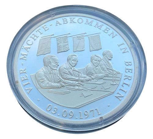 Настільна медаль 50-річчя ФРН. Чотиристороння угода в Берліні. Німеччина. Proof