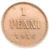 1 пенні 1914 року для Фінляндії, Микола II, XF-UNC купити на monitex.com.ua - 0 1 пенні 1914 року для Фінляндії, Микола II, XF-UNC