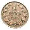 10 пенні 1910 року для Фінляндії, Микола II, VF-XF купити на monitex.com.ua - 0 10 пенні 1910 року для Фінляндії, Микола II, VF-XF
