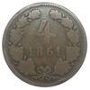 4 крейцера 1861 року А Австро-Угорщина VF купити на monitex.com.ua - 0 4 крейцера 1861 року А Австро-Угорщина VF