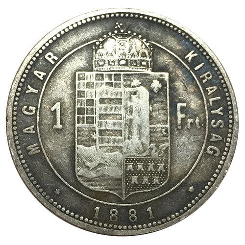 1 форинт 1881 року, Франц Йосиф I, Угорщина VF