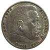 5 рейхсмарок 1938 года, «A» Гинденбург, Третий Рейх VF купить на monitex.com.ua - 0 5 рейхсмарок 1938 года, «A» Гинденбург, Третий Рейх VF