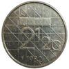 2½ гульдена 1982-2001 года. Нидерланды. VF купить на monitex.com.ua - 0 2½ гульдена 1982-2001 года. Нидерланды. VF