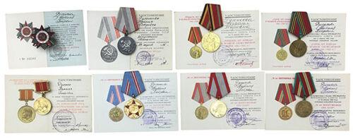 Комплект: Орден Вітчизняної війни №4487842 + медалі