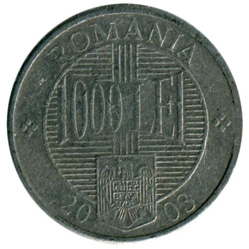 1000 леїв 2000-2004 року. Румунія. VF