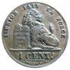 1 сантим 1912-1914 року. Альберт I. Бельгія VF купить на monitex.com.ua - 0 1 сантим 1912-1914 року. Альберт I. Бельгія VF