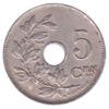 5 сантимів 1910-1931 року. Альберт I. Бельгія VF купить на monitex.com.ua - 0 5 сантимів 1910-1931 року. Альберт I. Бельгія VF