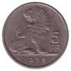5 франков 1938-1939 года. BELGIQUE-BELGIE. Леопольд III. Бельгия VF купить на monitex.com.ua - 0 5 франков 1938-1939 года. BELGIQUE-BELGIE. Леопольд III. Бельгия VF
