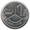 1 франк 1989-1993 року. BELGIE. Бодуен I. Бельгія VF купить на monitex.com.ua - 0 1 франк 1989-1993 року. BELGIE. Бодуен I. Бельгія VF