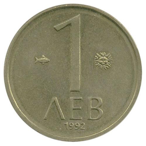 1 лев 1992 року. Болгарія. VF