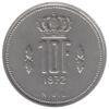 10 франків 1971-1980 року, Жан, Люксембург, VF купить на monitex.com.ua - 0 10 франків 1971-1980 року, Жан, Люксембург, VF
