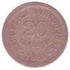 20 сентаво 1924-1925 года. Португалия. VF купить на monitex.com.ua - 0 20 сентаво 1924-1925 года. Португалия. VF