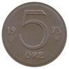 5 ере 1972-1973 року. Густав VI. Швеція. VF купити на monitex.com.ua - 0 5 ере 1972-1973 року. Густав VI. Швеція. VF