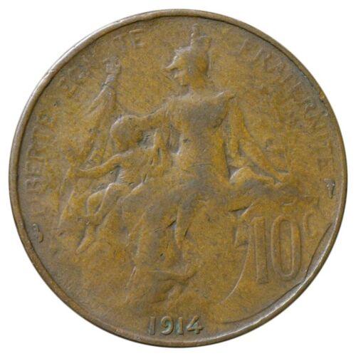 10 сантимів 1914 роки. Франція. VF