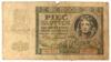 Банкнота 5 злотих 1941 року, Польща, VG купити на monitex.com.ua - 0 Банкнота 5 злотих 1941 року, Польща, VG