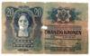 Банкнота 20 крон 1913 року, Австро-Угорщина, VG, №2 купити на monitex.com.ua - 0 Банкнота 20 крон 1913 року, Австро-Угорщина, VG, №2