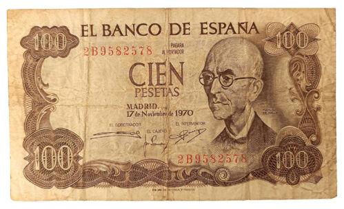 Банкнота 100 песета 1970, Італія, F