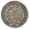 50 сантимів 1881 року. Франція VF купити на monitex.com.ua - 0 50 сантимів 1881 року. Франція VF