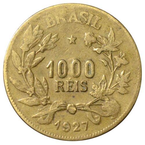 1000 реалів 1927 года. Бразилія. VF