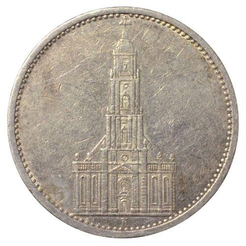 5 марок 1934 року, «А» Кірха, Третій Рейх VF-XF