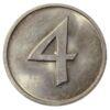Ігровий жетон "4", СРСР, UNC купити на monitex.com.ua - 0 Ігровий жетон "4", СРСР, UNC