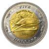 5 доларів 2004 року. Велика біла акула. Кокосові острови. UNC купити на monitex.com.ua - 0 5 доларів 2004 року. Велика біла акула. Кокосові острови. UNC